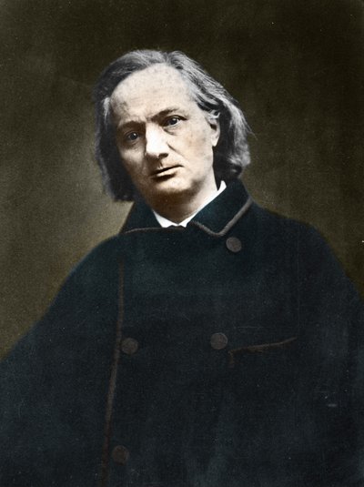 Charles Baudelaire (1821-1867), fransk digter af Etienne Carjat