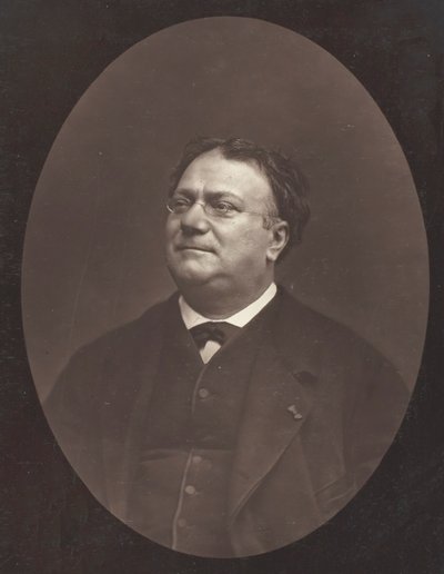 Charles Monselet, ca. 1876. af Etienne Carjat