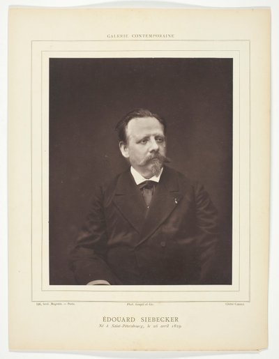 Édouard Siebecker af Etienne Carjat