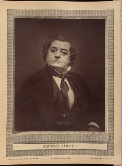 Frédérick Lemaitre af Etienne Carjat