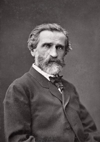 Giuseppe Verdi (1813-1901) 1877 (se også 124001) af Etienne Carjat