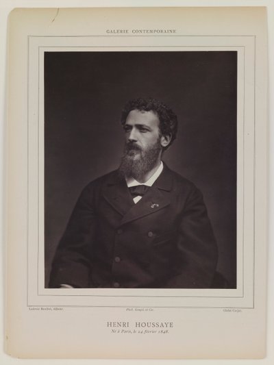Henri Houssaye af Etienne Carjat