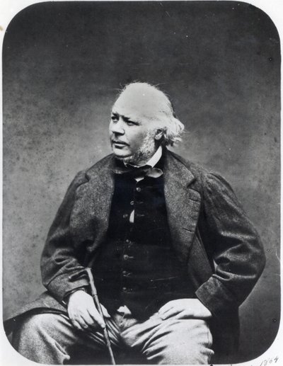 Honore Daumier (1808-79) c.1864 af Etienne Carjat