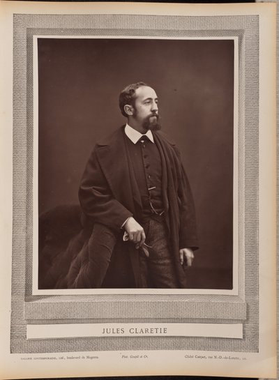 Jules Claretie af Etienne Carjat