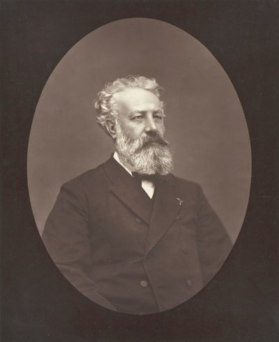 Jules Verne, ca. 1876. af Etienne Carjat
