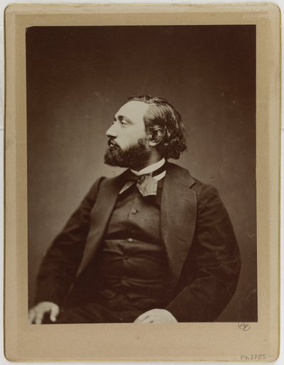 Léon Gambetta (1838-1882), advokat og politiker af Etienne Carjat