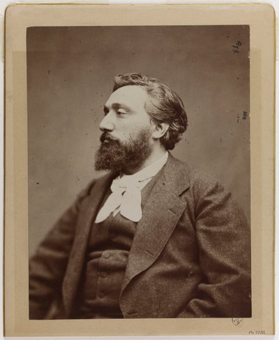 Léon Gambetta (1838-1882), advokat og politiker. af Etienne Carjat