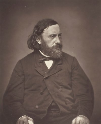 Pierre Dupont, ca. 1876. af Etienne Carjat