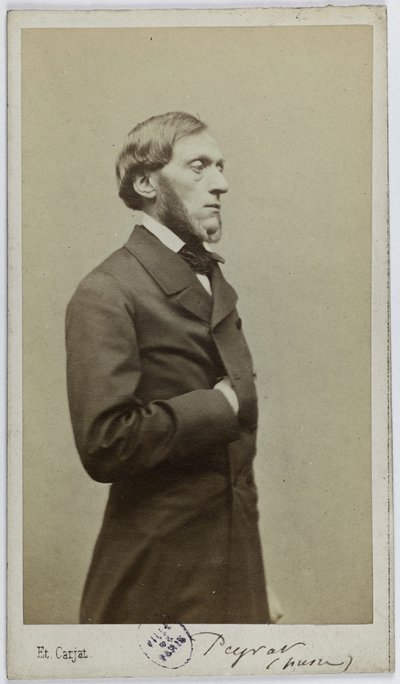 Portræt af Peyrat Alphonse, (1812 - 1890), (publicist, politiker) af Etienne Carjat
