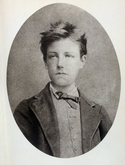 Portræt af Arthur Rimbaud (1859 - 1891) af Etienne Carjat