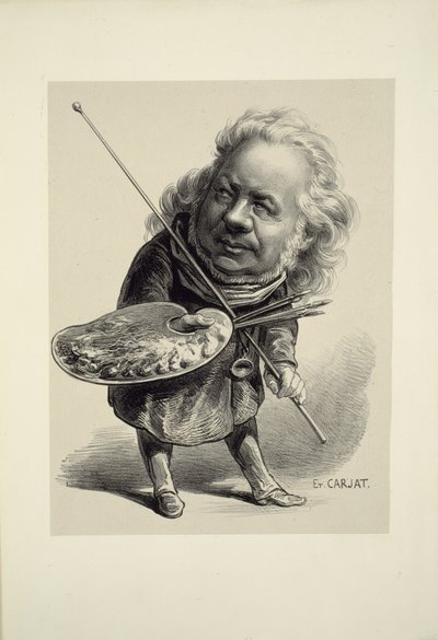 Portræt af Honoré Daumier af Etienne Carjat