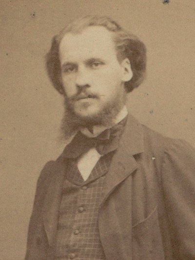 Portræt af komponisten Charles Lenepveu 1840-1910, 1870. af Etienne Carjat