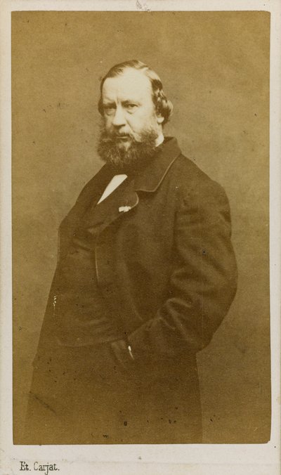 Portræt af kunstneren Constant Troyon 1810-1865, begyndelsen af 1860