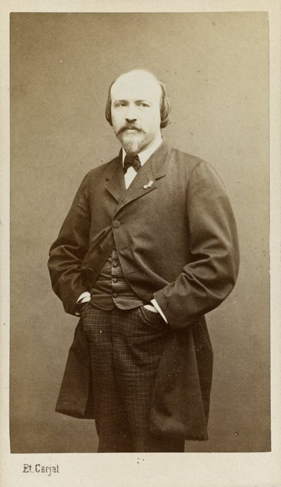 Portræt af komponisten Victor Massé 1822-1884, ca 1865. af Etienne Carjat