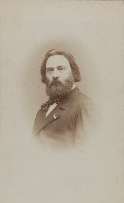 Portræt af pianisten og komponisten Émile Prudent 1817-1863, ca 1860. af Etienne Carjat