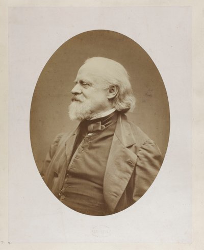 Portræt af Wojciech Grzymała (1793-1871), politisk aktivist, emigrant, ven af Fryderyk Chopin af Etienne Carjat