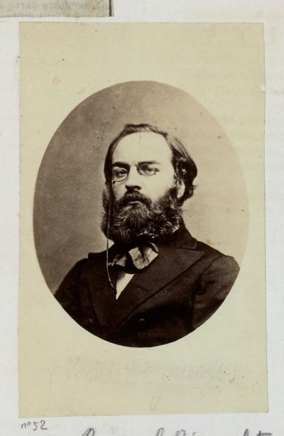 Rigault Raoul Adolf Georges (1846-1871). Journalist og politiker, han udnævnes til politipræfekturet (20. marts 1871), til Kommissionen for almindelig sikkerhed (29. marts 1871). I denne egenskab tiltager han sig magten og undertrykker sine modstandere... af Etienne Carjat