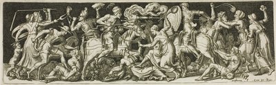 Grotesk Battle, fra Combats and Triumphs af Etienne Delaune