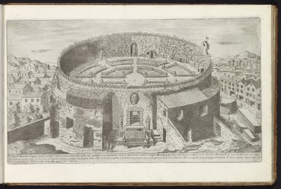 Augustus Mausoleum med en anlagt have i Rom Gamle bygninger (serietitel) I vestigi dell