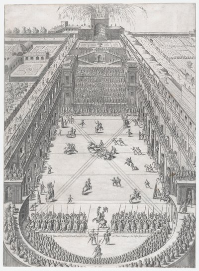 Mirror of Roman Magnificence: Ægteskab af Annibale Altemps og Ortensia Borromeo, Rom,..., 1565. af Etienne Duperac