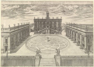 Udsigt over den romerske hovedstad, 1569 af Etienne Duperac