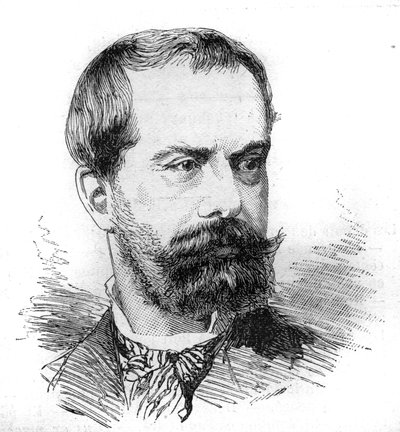 Portræt af Paul Deves (1837-1889), fransk advokat og politiker. Indgravering af Bocour i "" Le Monde Illustré"" nr. 1287 af 26. november af Etienne Gabriel Bocourt