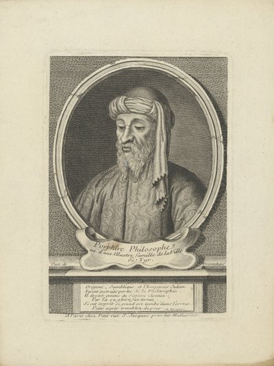 Porfyr af Tyrus, um 1700. af Etienne Jehandier Desrochers