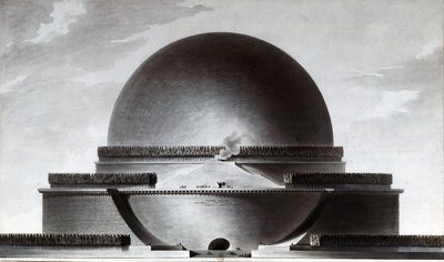 Newton Cenotaph af Etienne Louis Boullee