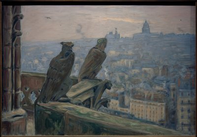 Paris set fra Notre-Dame af Etienne Moreau Nelaton