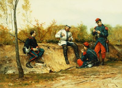 Fangen, 1889 af Etienne Prosper Berne Bellecour