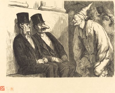 Opera Ball: Du har det for sjovt! af Etienne after Honoré Daumier