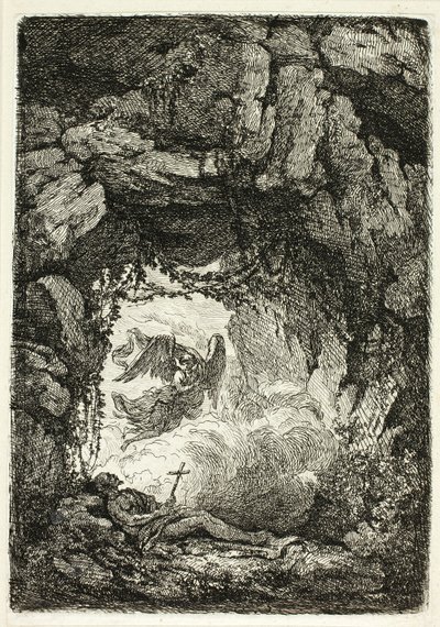 Sankt Jeromes død af Etienne de Lavallee Poussin