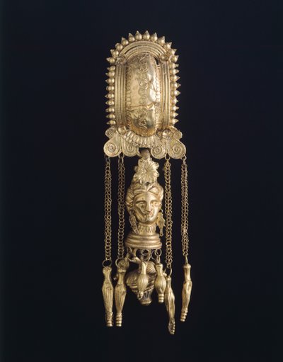 Ørering, fra Todi (Umbria). Etruskisk civilisation, 4. århundrede f.Kr. af Etruscan