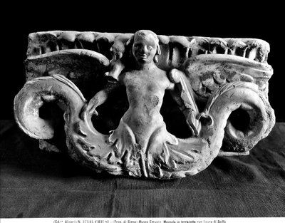 Afsats med figuren Scilla (terracotta) af Etruscan