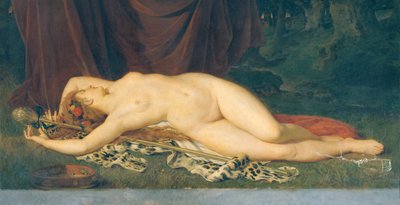 Sovende Bacchante af Eugen Felix
