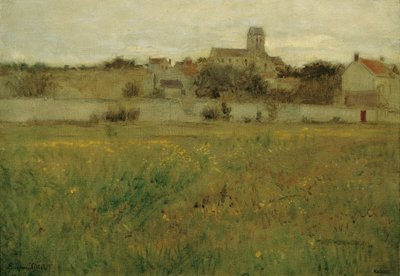 Ansicht af Auvers-sur-Oise af Eugen Jettel