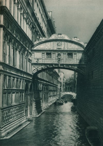 Sukkenes bro, Venedig, Italien, 1927 af Eugen Poppel