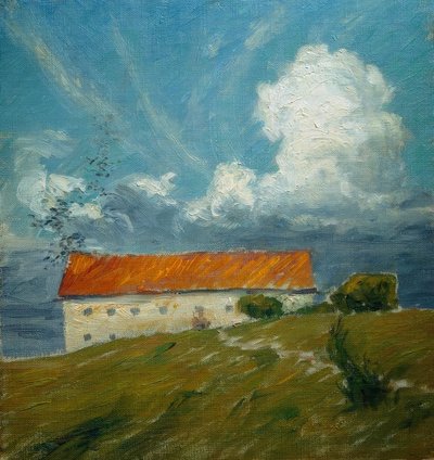 Det gamle slot, Skitse af Eugen Prinz von Schweden