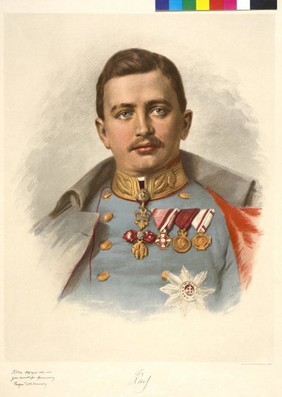 Kejser af Østrig Karl I af Eugen Willoner