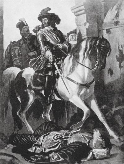 Ofen (Buda) taget fra tyrkerne af Eugen von (after) Blaas