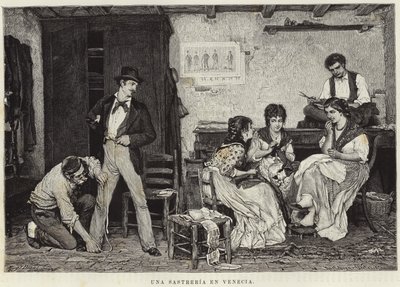 En skrædder i Venedig af Eugen von Blaas