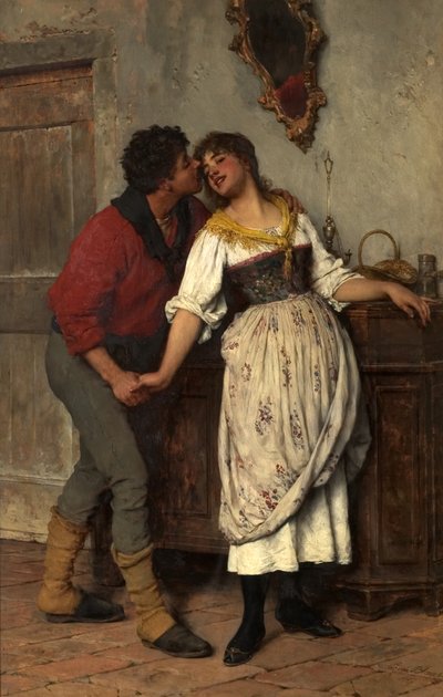 Antaget, 1887 af Eugen von Blaas
