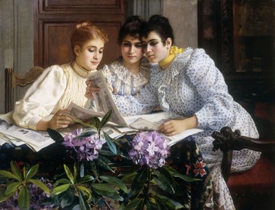 Valg af Trousseau af Eugen von Blaas