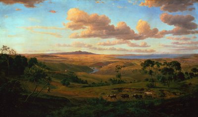 Udsigt over Geelong af Eugen von Guerard