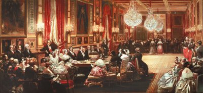 Frankrig, Versailles, Koncert til ære for dronning Victoria af Det Forenede Kongerige i Spejlsalen på Chateau d