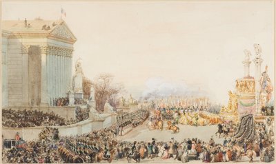 Oversættelsen af Napoleons aske: 15. december af Eugene Louis Lami