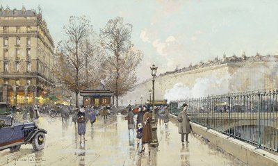 Boulevard Pereire, Paris af Eugene Galien-Laloue