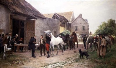 Værnepligt af Eugene Alexis Girardet