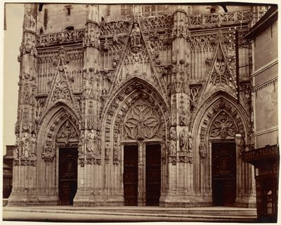 Abbeville, Saint-Vulfran af Eugène Atget