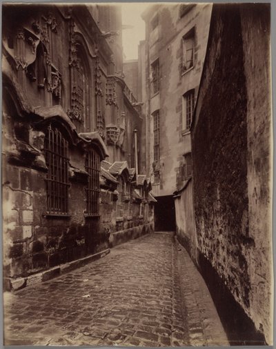 Tidligere benhus ved Saint-Gervais-Saint-Protais, rue François Miron af Eugène Atget